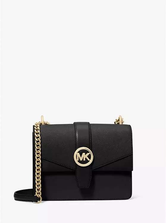 Michael Kors torebka listonoszka skóra ekologiczna czarny