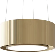 Okapy kuchenne - Okap wyspowy CIARKO DESIGN MONO LIGHT 60 gold 460 m3/h - miniaturka - grafika 1
