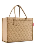 Torby i wózki na zakupy - Torba na zakupy Reisenthel Daily Shopper - rhombus ginger - miniaturka - grafika 1
