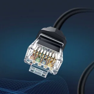 Ugreen kabel przewód internetowy sieciowy Ethernet patchcord RJ45 Cat 8 T568B 2m czarny (70329) - Patchcordy - miniaturka - grafika 9