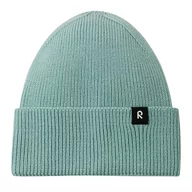 Czapki dla dzieci - Dziecięca czapka z merino Reima Reissari cool green - 56/58 cm - miniaturka - grafika 1