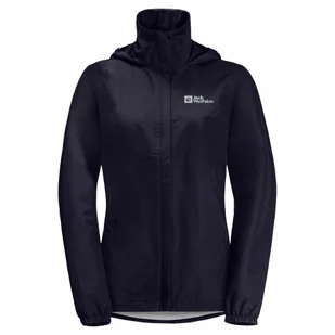 Damska kurtka przeciwdeszczowa Jack Wolfskin STORMY POINT 2L JKT W Graphite - XS - Kurtki damskie - miniaturka - grafika 1