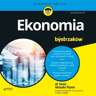 Ekonomia dla bystrzaków. Wydanie III (plik audio) - Audiobooki - biznes i ekonomia - miniaturka - grafika 1