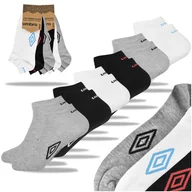 Skarpetki męskie - Umbro Skarpety Męskie Stopki Trainer Bawełniane SK292 6 par 43/46 - miniaturka - grafika 1