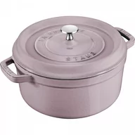 Garnki - Garnek żeliwny Okrągły 3.8l Kwiat Wiśni La Cocotte Staub - miniaturka - grafika 1