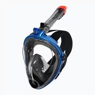 Maska pełnotwarzowa do snorkelingu AQUA-SPEED Spectra 2.0 czarna/niebieska - Maski do nurkowania - miniaturka - grafika 1