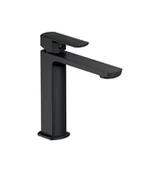 Baterie umywalkowe - Bateria umywalkowa czarny Reel Cersanit - miniaturka - grafika 1