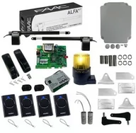 Zestawy do bram - FAAC Zestaw ALFA 414 do 3 m + Lampa GUARD + 4 Piloty - miniaturka - grafika 1
