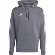 Bluzy męskie - Bluza męska adidas Tiro 23 League Sweat Hoodie szara HZ3021 XL - miniaturka - grafika 1
