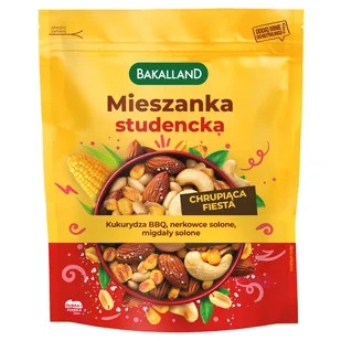 Bakalland Mieszanka Studencka, chrupiąca fiesta, 120 g - Zdrowa żywność Bakalland Mieszanka Studencka, chrupiąca fiesta, 120 g - Zdrowa żywność - miniaturka - grafika 1