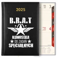 Kalendarze - KALENDARZ KSIĄŻKOWY PLANNER TERMINARZ DZIENNY A5 2025 PREZENT DLA BRATA - miniaturka - grafika 1