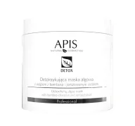Maseczki do twarzy - Apis DETOX Maska algowa detoksykująca z węglem z bambusa i jonizowanym srebrem 200g 10-0978 - miniaturka - grafika 1