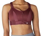 Biustonosze - STANIK SPORTOWY SHEFIT BORDOWY MOCNE PODTRZYMANIE REGULOWANY 4XL - miniaturka - grafika 1