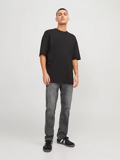 Spodnie męskie - Jack & Jones Dżinsy - Slim fit - w kolorze antracytowym - grafika 1