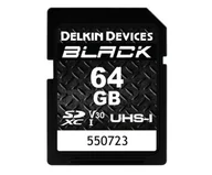 Karty pamięci - Delkin Devices 64GB SDXC BLACK Rugged UHS-I V30 - miniaturka - grafika 1