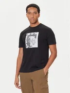 Koszulki męskie - BOSS T-Shirt Lupo 50554615 Czarny Regular Fit - miniaturka - grafika 1