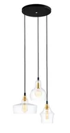 Lampy sufitowe - Kaspa Lampa wisząca LONGIS PLAFON 3 GOLD 10877305) 10877305 - miniaturka - grafika 1