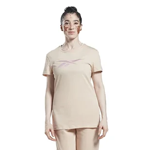 Reebok Damska koszulka z grafiką wektorową, szara, M, szary, XL - Koszulki i topy damskie - miniaturka - grafika 1