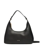 Torebki damskie - Calvin Klein Torebka Foil Logo Conv Shou?Lder Bag LV04F3272G Czarny - miniaturka - grafika 1