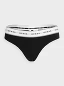 Majtki damskie - Damskie figi Guess Carrie Brief - czarne - miniaturka - grafika 1