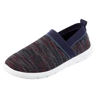 Kapcie damskie - Isotoner Damskie kapcie Harmony Knit Slip-on Slipper, grantowy, 42.5 EU - miniaturka - grafika 1