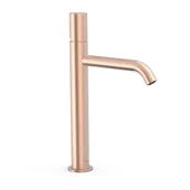 Baterie umywalkowe - Bateria umywalkowa nablatowa Tres Study różowe złoto mat 26130701OPM - miniaturka - grafika 1