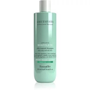 FarmaVita Amethyste Advance Regulate szampon oczyszczający do tłustej skóry głowy 250 ml - Szampony do włosów FarmaVita Amethyste Advance Regulate szampon oczyszczający do tłustej skóry głowy 250 ml - Szampony do włosów - miniaturka - grafika 1