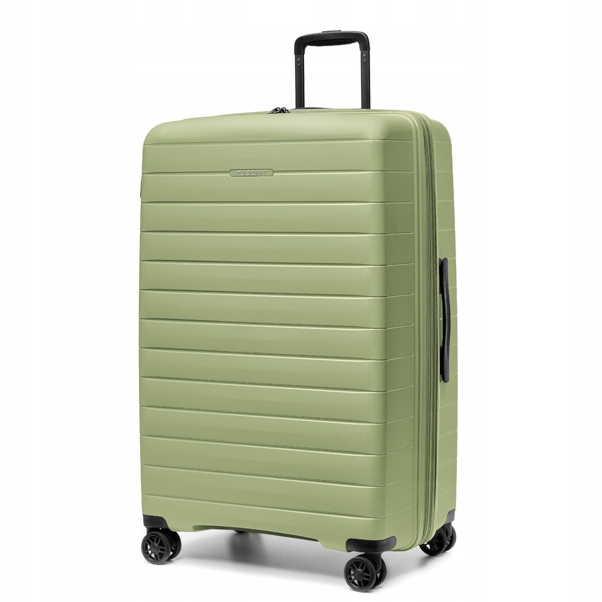 PUCCINI Walizka Duża Podróżna z Poszerzeniem Polipropylen Zielona PP028A-5