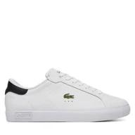 Sneakersy męskie - Sneakersy Lacoste Powercourt 7-49SMA0081 Biały - miniaturka - grafika 1