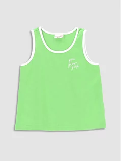 Koszulki dla dziewczynek - Coccodrillo Top WC3143301EVG Zielony Regular Fit - grafika 1