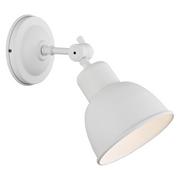 Lampy ścienne - MLAMP Kinkiet LAMPA ścienna AREUF 3182  metalowa OPRAWA regulowany reflektorek biały MLAMP - miniaturka - grafika 1