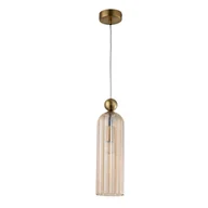 Lampy sufitowe - Lampa wisząca Piega 1 amber LP-939/1P amber - Light Prestige - miniaturka - grafika 1