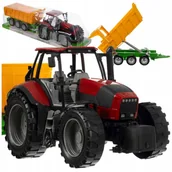 Samochody i pojazdy dla dzieci - Traktor Zabawka Duży z Przyczepą Ciągnik dla Dzieci na Napęd Ruchome el XXL - miniaturka - grafika 1