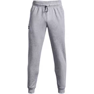 Spodnie męskie - Spodnie męskie Under Armour Rival Fleece Jogger jasnoszare 1357128 011-XXL - miniaturka - grafika 1