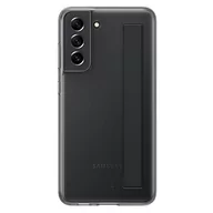 Etui i futerały do telefonów - Samsung Slim Strap Cover do S21FE dark gray EF-XG990CBEGWW - miniaturka - grafika 1