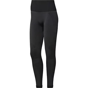 adidas HB1437 KK Knit Tight Legginsy damskie, węglowe/czarne M - Legginsy - miniaturka - grafika 1