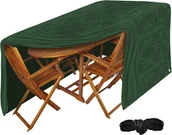 Pokrowce na meble ogrodowe - Ruhhy 23491 Pokrowiec na meble ogrodowe 240 x 180 x 100 cm, zielony - miniaturka - grafika 1