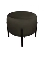 Fotele i pufy dla dzieci - Pufa WILFRED MG VELVET brązowa - POLECA nas aż 98% klientów - ZAMÓW (91 822 80 56) - miniaturka - grafika 1