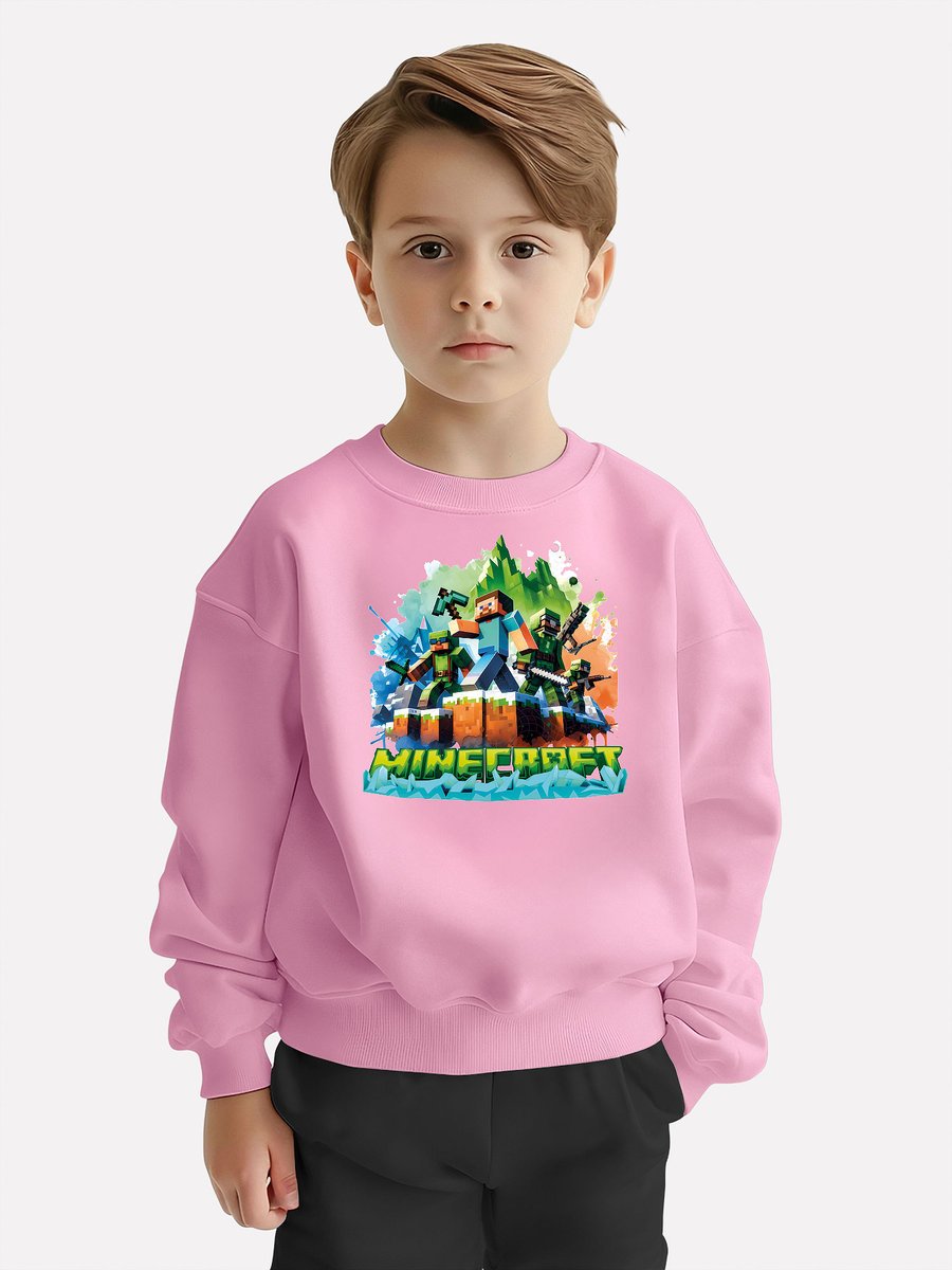 BLUZA DZIECIĘCA MINECRAFT LEGENDS 104 MŁODZIEŻOWA WZORY PREZENT JAKOŚĆ