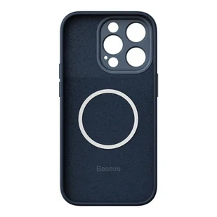 Baseus Zestaw ochronny Liquid Silica etui magnetyczne i szkło hartowane do iPhone 14 Pro (niebieski) - Etui i futerały do telefonów - miniaturka - grafika 1
