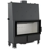 Kominki wolnostojące - Kratki.pl Marek Bal Kominek z płaszczem wodnym LUCY 20 kW  200 podwójna szyba LUCY/PW/20/W/DG - miniaturka - grafika 1