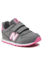Buty dla dziewczynek - New Balance Sneakersy PV500NGP Szary - miniaturka - grafika 1