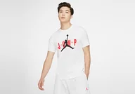 Koszulki męskie - Nike Air Jordan Jumpman Crew Tee White - miniaturka - grafika 1