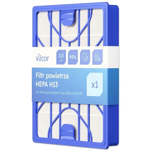 Filtr HEPA Do Odkurzacza Zelmer Typ 4000.0.K58 SP (1szt. H13 Wylotowy)