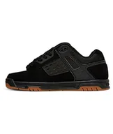 Koszulki męskie - DC Męskie buty skate Stag Low Top, Czarny/guma, 11.5 - miniaturka - grafika 1