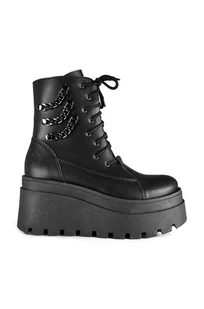 Altercore botki Emery damskie kolor czarny na platformie Emery Vegan - Botki damskie - miniaturka - grafika 1