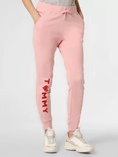 Spodnie sportowe damskie - Tommy Hilfiger Damskie spodnie dresowe, różowy - grafika 1