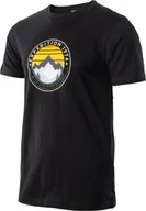 Koszulki męskie - Hi-Tec Koszulka męska Zergo, czarny r. M - miniaturka - grafika 1