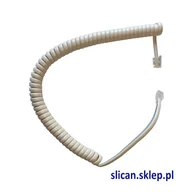 Telefony stacjonarne - Kabel skrętny telefonu CTS-202 CTS-203 (popielaty) - miniaturka - grafika 1