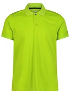 Koszulki sportowe męskie - CMP Koszulka funkcyjna polo w kolorze zielonym - miniaturka - grafika 1